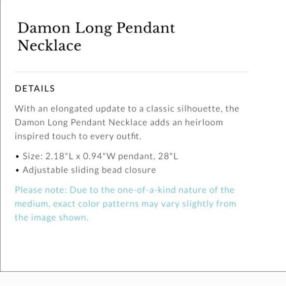 New! Kendra Scott Damon Necklace - Picture 3 of 3